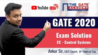 LIVE Control System GATE 2020 Solutions with Answer Key – Electronics & Communication Engg.