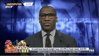 Undisputed | Shannon react to GS small home favorite tonight; Curry: 32.4 PPG; Kawhi: 29.8 PPG