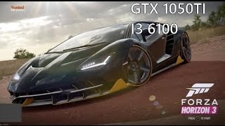 Test Forza Horizon 3 (Demo) MSI GTX 1050ti & I3 6100 (8GB RAM)