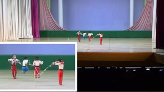北朝鮮子供芸術団　演技失敗