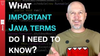What important Java Terms do I need to know? - 001