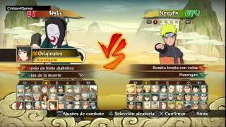 Naruto Storm Revolution - » Lista Todos los Personajes « - Español [HD]