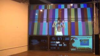 20131103-奇緯光電展間智能櫥窗功能展示