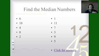 Video Lesson for Mean Median Mode and Range 5th Grade