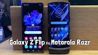 Galaxy Z Flip vs Motorola Razr