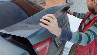 Инструкция по установке спойлера EVO VTS для ЛадаВеста