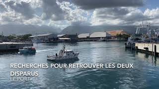 Le Port : recherches pour retrouver les deux disparus