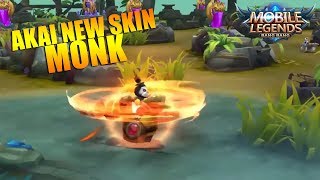 NEW Akai Monk Skin First look and Preview In Game - Mobile legends