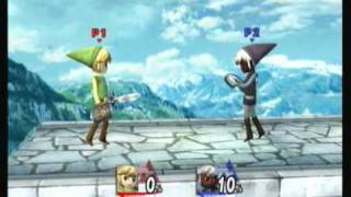 Toon Link as Peach