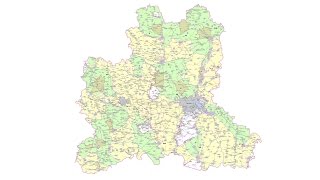 Карта охотничьих угодий Липецкой области.