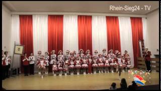 Jugendtanzgarde der KG Bröl auf der Kindersitzung der KG Rot Weis Kaldauen und der BG Kaldauen