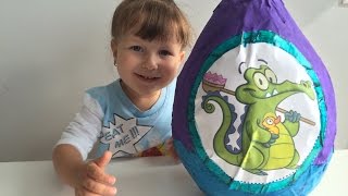 Открываем гигантское яйцо Свомпи swampy,  шоколадные шары (яйца) с сюрпризом