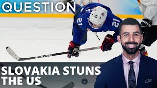 Olympic stunner! Slovakia eliminates US men's hockey team
