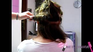 tutorial Capelli  mossi con Phon