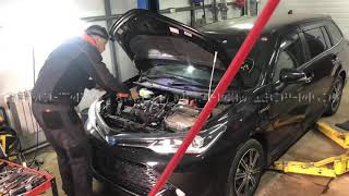 Замена пыльников стоек TOYOTA COROLLA FIELDER 2015 г. NKE165 Hybrid
