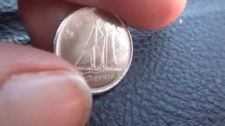 How cold to watch the Boat on the Canadian dime sailing by