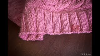 Эластичное закрытие петель спицами без накидов ♥ Вяжем спицами ♥  Wild Rose ♥