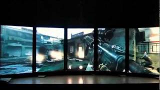 AMD Radeon HD6990 in 5x1 Eyefinity Portrait Mode Gameplay - part 2