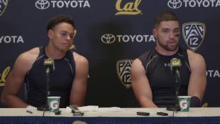 Cal Football: Cameron Goode And Devante Downs Post-Game Presser - Ole Miss - Sept. 16, 2017