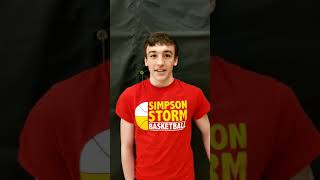 Jeff Blankman talks with Colby Keller of IKM-Manning after he signed to play Basketball at Simpson