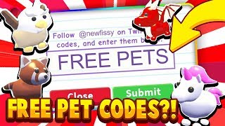 ALL NEW ADOPT ME CODES IN ROBLOX!? (2020 CHRISTMAS CODES) Trying New Roblox Adopt Me Promo Codes
