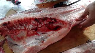 Толстолоб 14 кг разделка.Silver carp 14 kg cutting