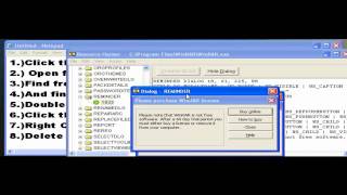 How to hack/delete the message winrar 40 days trial