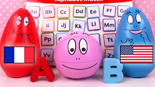 Apprendre l'alphabet en Anglais ???????? et en Français ???????? avec Barbapapa