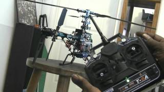 how to operate the titan trex hausler 450 T-6 transmitter.