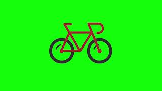Футаж на хромакее: Bicycle Sports/спортивный велосипед