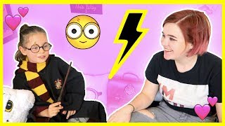 OUR TEEN GIVES OUR KID A BEDROOM MAKEOVER ⚡HARRY POTTER THEMED