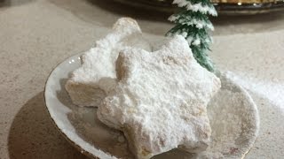 ?Новогоднее печенье с миндалем / Греческое песочное печенье Курабьедес/ Christmas Cookies /