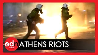 Athens Protesters Hurl Petrol Bombs as Anti-Police Brutality March Turns Violent