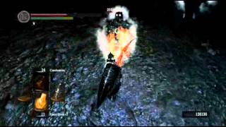 Let's Play Dark Souls - S11b P2 - The Township, The Abyss and The Boss (New DLC, Blind)