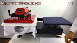 New Double Station Pneumatic Automatic Heat Press Machine
