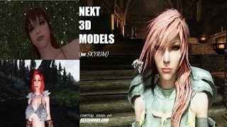 My NEXT 3D MODELS / CHARACTERS (for Skyrim)