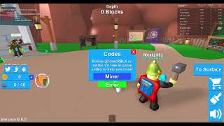 Roblox Mining Simulator All Codes 2018