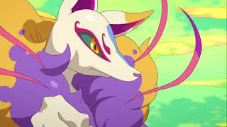Yo-kai Watch: Venoct and Kyubi Fight in Black and White