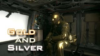 MGSV: TPP - GOLD and SILVER Costumes Gameplay