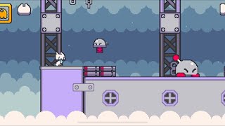 Super Cat Tales 2: Level 4-3 - Mother Ship (All Bells) IOS Gameplay Walkthrough (HD)