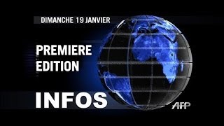 AFP - Le JT, 1ère édition du dimanche 19 janvier. Durée: 01:51