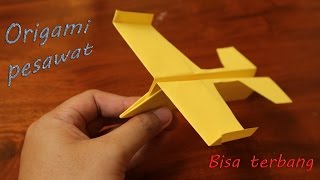 Origami pesawat luncur terbang jauh mudah