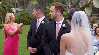 Curb Your Enthusiasm - Big tits is distracting at Sammi's wedding