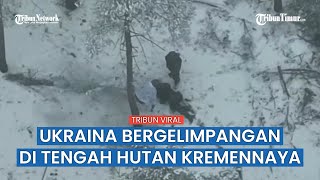 Peralatan dan Nasionalis Ukraina Digempur Artileri Rusia di Hutan Kremennaya
