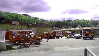 Défilé pompiers Bélesta Ariège