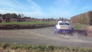 voiture au ralllye d'automne