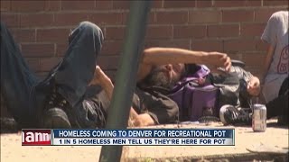 Homeless coming to Denver for recreational pot