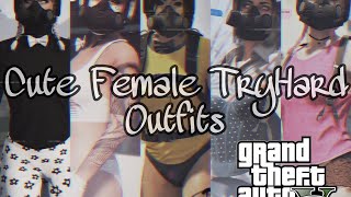 GTA 5 Online| ❄️CUTE FEMALE TRYHARD OUTFITS!(TryHard/FreeMode)  (PS4/Xbox One/Pc) ❄️