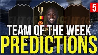 FIFA 19 - TOTW PREDICTIONS 5 | LUKAKU | SANDRO | SILVA
