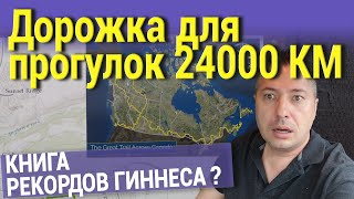Дорожка для прогулок 24000 КМ. КНИГА РЕКОРДОВ ГИННЕСА ?